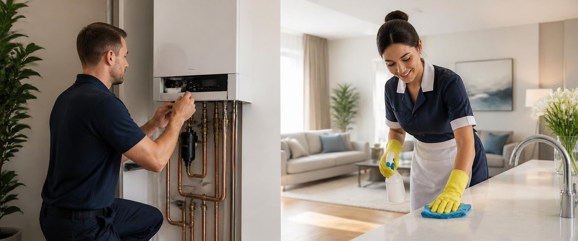 Discover the Benefits of Maid Service and Energy-Efficient Boiler Installation